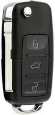 04-10 Volkswagen Touareg Replacement Remote Flip Key Fob with Emblem 315MHz picture