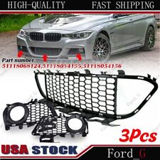 3Pcs Front Lower Side Bumper Grille M Package For BMW 3 Series F30 2012-2018 picture