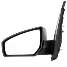 Black Power Side View Door Mirror Left Driver For 2007-2012 Nissan Sentra picture