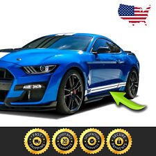 Ford Mustang GT Shelby GT500 Side Door Rocker Racing Stripes Fits- 2015 picture