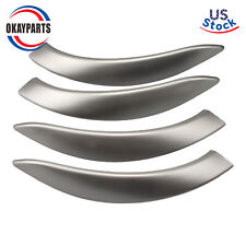 4X Silver Inner Door Handle Outer Cover Trim For BMW F30 F31 F80 F32 F33 F36 F82 picture