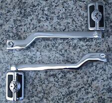 Harley Davidson Sportster Softail Dyna Electra Glide CHROME SKULL SHIFT LEVERS picture
