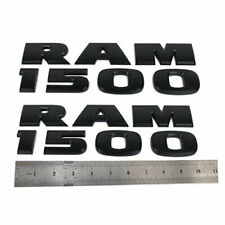 For Dodge Ram Matte Flat Black Ram 1500 Emblem Nameplate Badge Set 2 New OEM picture