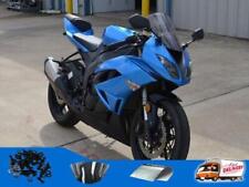 Blue Black Body Injection Fairing Fit for Kawasaki 2009-2012 ZX6R 636 Kit n014 picture