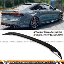 GLOSSY BLACK JDM OEM SPORT STYLE REAR TRUNK SPOILER FOR 2023-2024 HONDA ACCORD picture