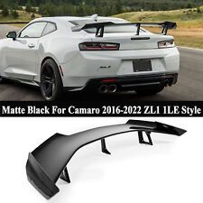 Matte Black Spoiler Wing Fits For Chevy Camaro ZL1 1LE Style LT RS SS 2016-2022 picture