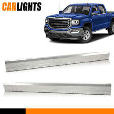 2X Rocker Panels Fit For Chevy Silverado GMC Sierra 2014-2018 Extended Cab 4Door picture
