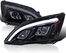 For 2007-2011 Honda CR-V CRV BLACK Smoke Projector Headlights Led Tube LH+RH picture