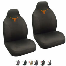 New 2PC NCAA Texas Longhorns Car Truck SUV Front Seat Covers Set picture