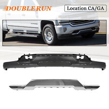 Front Bumper Valance + Chrome Skid Plate For Silverado 1500 2016-2019 With Z71 picture