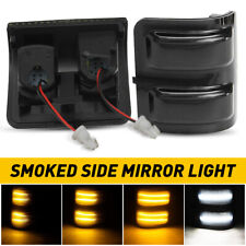 2*LED Switchback White/Amber Flowing Side Mirror Lights for 08-16 Ford F250 picture