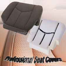 For 2003-2007 Silverado 1500 2500 Driver Bottom Cloth Seat Cover & Foam Cushion picture