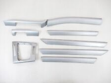 BMW 3 E46 Silver Interior Trim Kit Center Console Panel Moldings Covers LHD Set picture