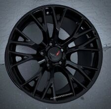 New C7 Z06 Style Gloss Black Corvette wheels 19x10/20x12