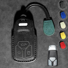 Suede Leather Smart Key Fob Case Shell Cover Skin For Adui A4 A5 Q5 Q7 S4 S5 TT picture