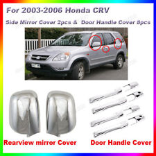 For 2003-2006 Honda CRV Chrome Side Mirror Cover Door Handle Trim ABS 12pcs picture