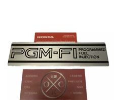 NEW OEM 90-93 Honda Accord PGM-FI Intake Manifold Emblem JDM USDM CB7 EX DX LX picture