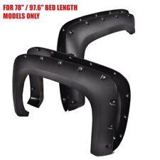 FENDER FLARES FIT FOR 07-13 SILVERADO 1500 2500HD POCKET RIVET BOLT-ON STYLE 4PC picture