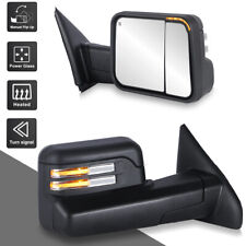 Pair Tow Mirrors Power Heated Turn Light For 2003-2008 Dodge Ram 1500 2500 3500 picture