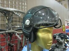 MONO DESIGN Fighter Classic Helmet With Flip Down Clear Visor picture