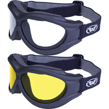 Global Vision Big Ben Goggles 2 Pairs Black Frames 1 Clear Lens 1 Yellow Lens picture