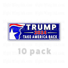 Trump 2024 Stickers 10x Take America Back Decals Bumper Sticker 9