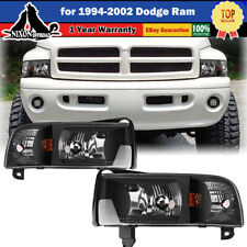 For 94-02 Dodge Ram 1500 2500 3500 Headlights Replacement Assembly Front Lamps picture