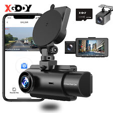 XGODY 3 Channel Car DVR Dash Cam Recorder Front Rear Cabin Car Camera GPS WIFI picture