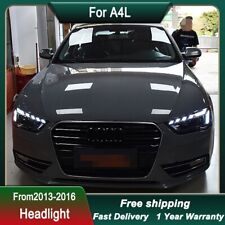 LED Headlights For Audi A4  B8.5 2013-2016 RS5 Design Sequential Signal Assembly picture