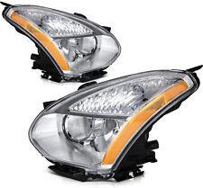 For Nissan for Rogue 2008-2013 Headlights Assembly Pair Front Chrome Housing picture
