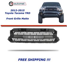 For  2012 - 2015 Toyota Tacoma Grill TRD Matte Black Performance Front Grille picture