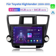 For 2009-2013 Toyota Highlander Android 12.0 Car Stereo Carplay Radio GPS 1+16GB picture