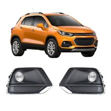 For 2017-2021 Chevy Trax Front Bumper Fog Lights Kit w/ Bulbs Covers picture