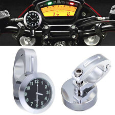Motorcycle Universal 7/8'' 1'' Cruiser Handle Bar Mount Clock Watch Waterproof picture