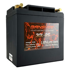 Banshee replaces Lithium LiFePO4 Battery Replaces YTX30L-BS Harley Davidson picture