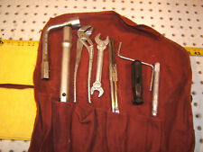 Mercerdes Early W201 190E D in Rear trunk Genuine 1 set of 10 Tools ,red 1 Pouch picture