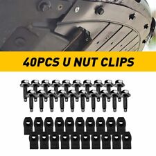 40x Body Bolts U-nut Clips For Ford Truck 5/16-18 x 1-3/16
