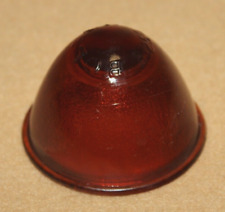 Vintage BOLZER B-250 Domed Frosted Red Glass Tail Light Lens 1 1/2