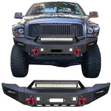 For 2006-2008 Dodge Ram 1500 Front Bumper with Winch Plate & LED Lights picture