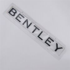 Bentley Continental GT Badge Script Emblem Rear Bright Black Brand New picture