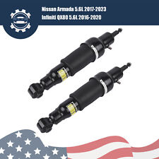 Pair Rear Air Suspension Shock Struts For Nissan Armada 5.6L V8 2017-2023 picture