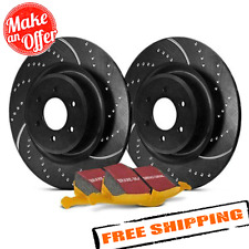 EBC Stage 5 Super Street Dimpled & Slotted Rear Brake Kit for 92-00 Honda Civic picture