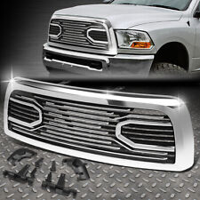 FOR 10-18 DODGE RAM 2500 3500 TRUCK BADGELESS BIG HORN STYLE FRONT GRILLE CHROME picture