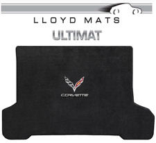 2014-2019 C7 Corvette Coupe Lloyd Cargo Floor Mat Black Corssflag Double Logo picture