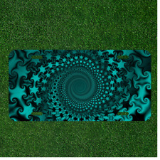 Creative License Plate Tag With Spinning Vortex Optical Illusion Design COOL picture