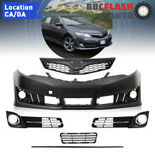 For 2012-2014 Toyota Camry SE / SE Front Bumper Cover &Grille Grill Sedan Sport picture
