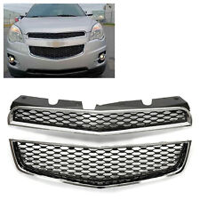 Front Upper & Lower Bumper Grille Honeycomb Style For 10-2015 Chevrolet Equinox picture