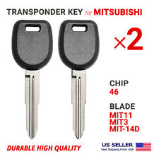 2X Transponder Key for Mitsubishi MIT11R Chip 46 High Quality picture
