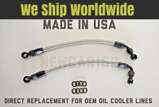 MITSUBISHI Lancer Evolution EVO  7 8 9 SS Braided Oil cooler Lines Hose Pipes picture