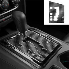 2Pcs For Dodge Challenger 2008-2014 Carbon Fiber Gear Shift Cover Trim Type A picture